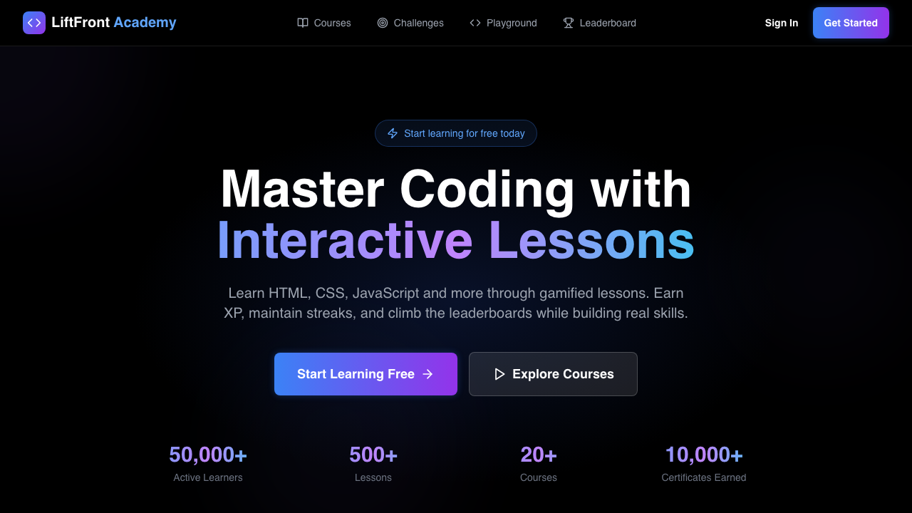 LiftFront Academy
