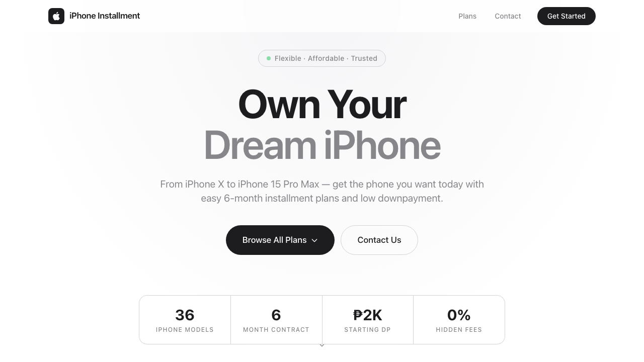 iPhone Installment