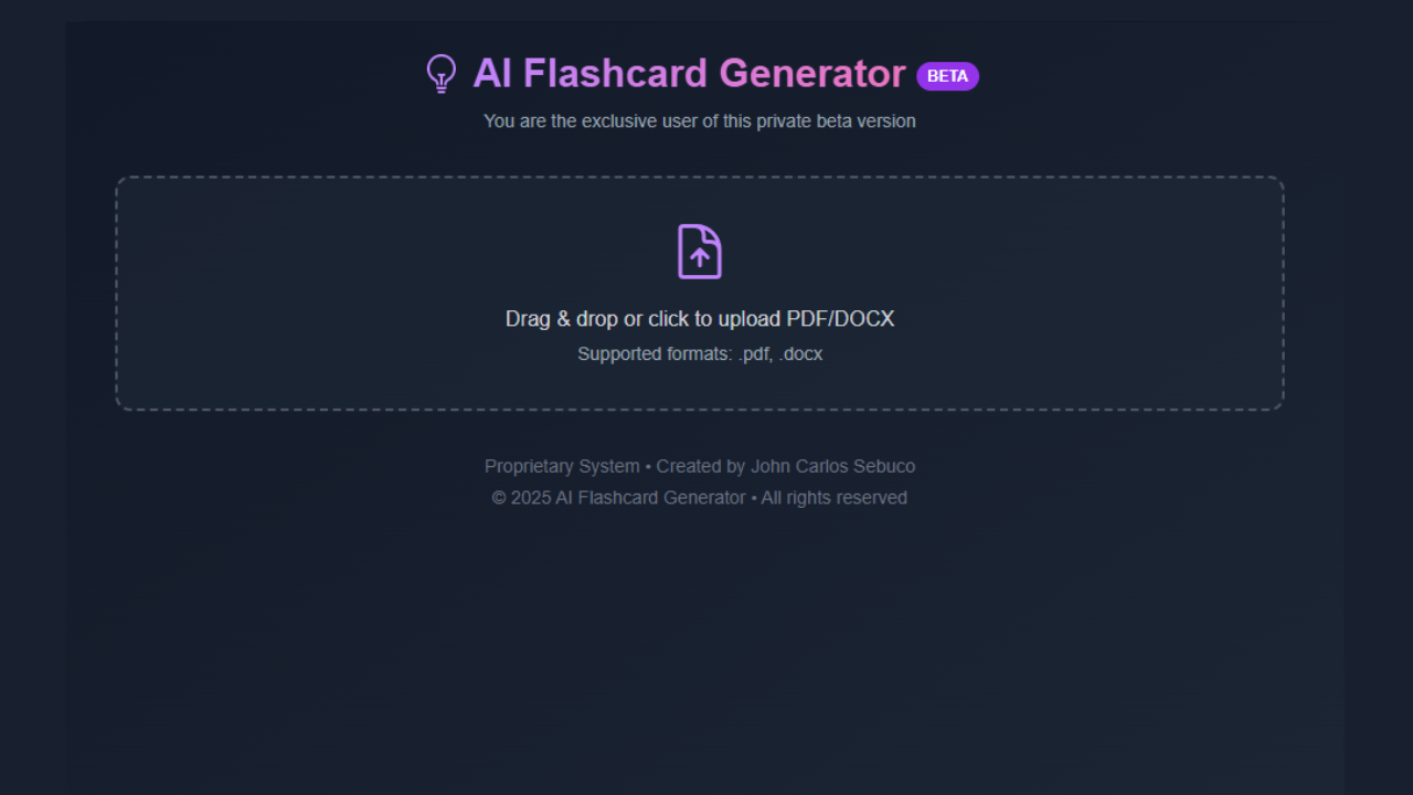 Flashcard AI